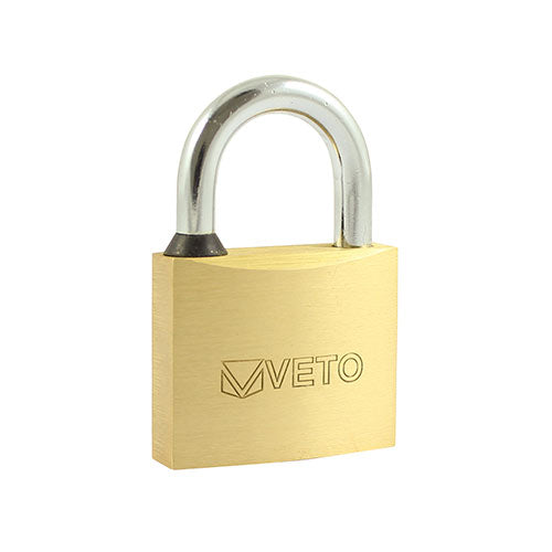 Brass Padlock - Open Shackle