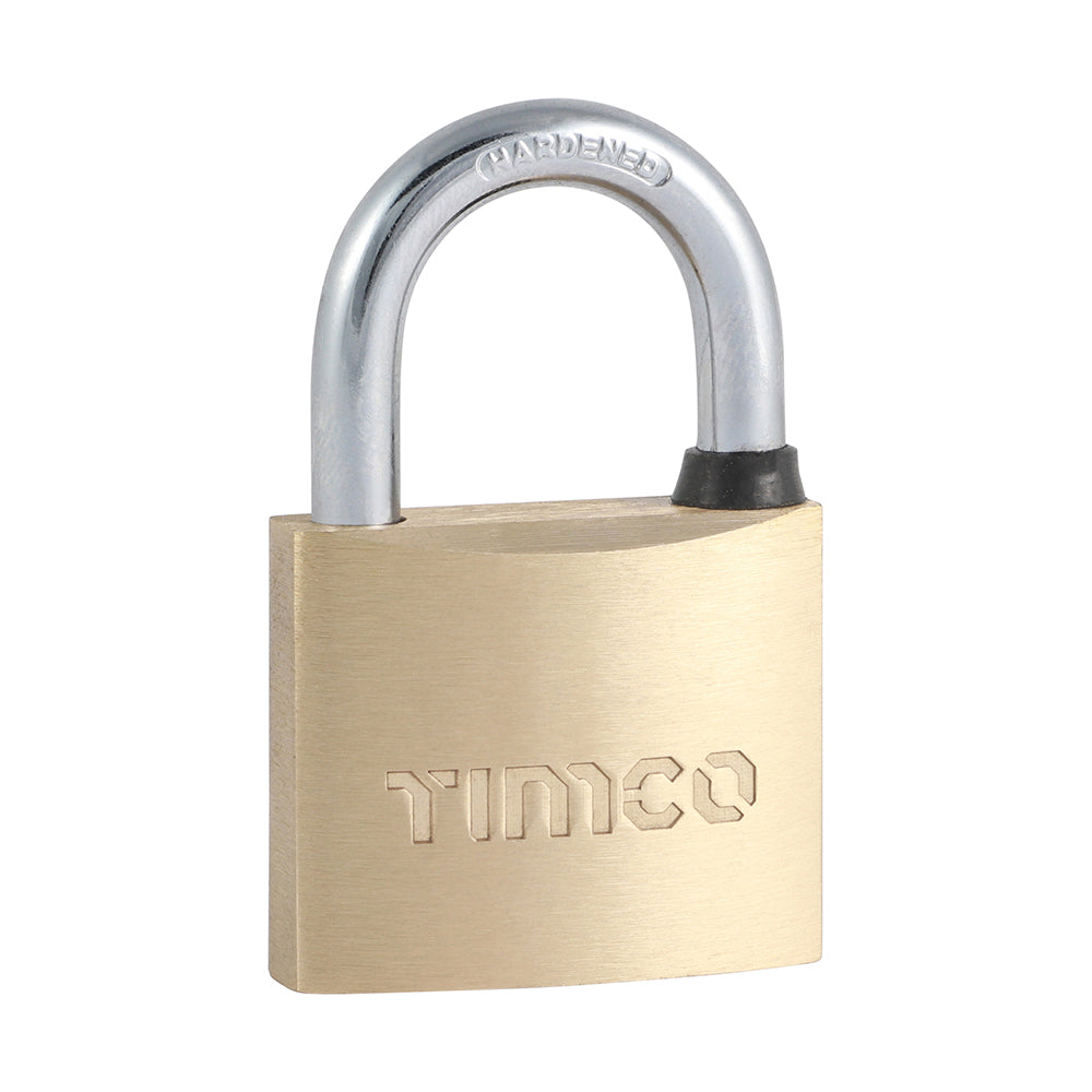 Brass Padlock - Open Shackle