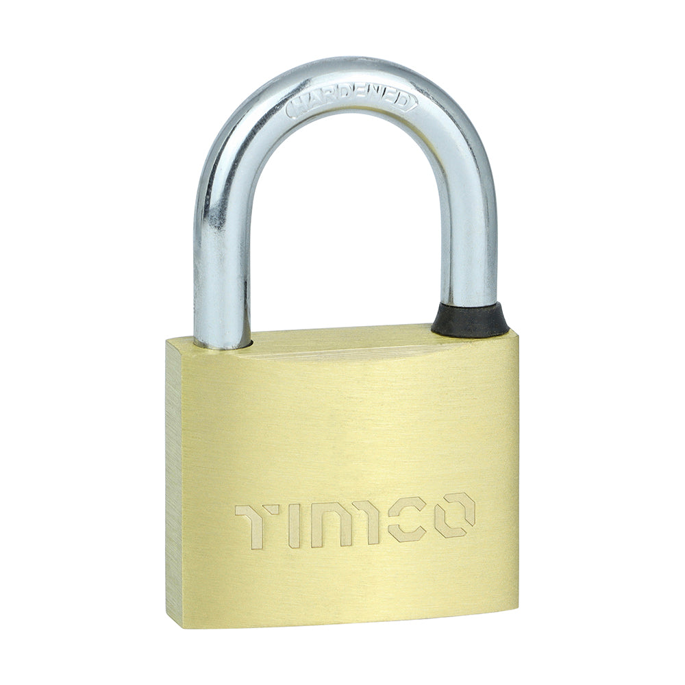 Brass Padlock - Open Shackle