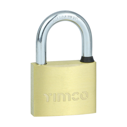Brass Padlock - Open Shackle