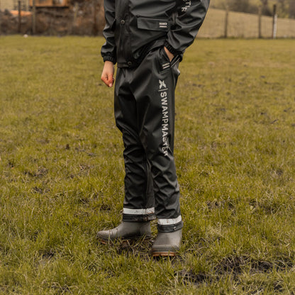 Swampmaster No-Sweat Stormgear Junior Waterproof Trouser Navy
