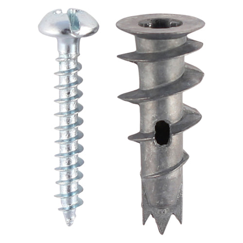 Metal Speed Plug & Screws - Zinc - 31.5mm (Bulk Tub)