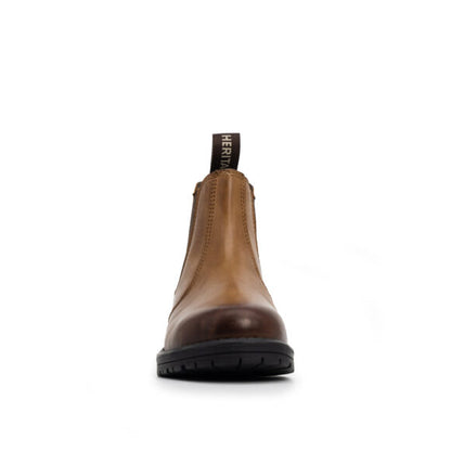 Xpert Heritage Wrangler Junior Dealer Boots Burnished Tan