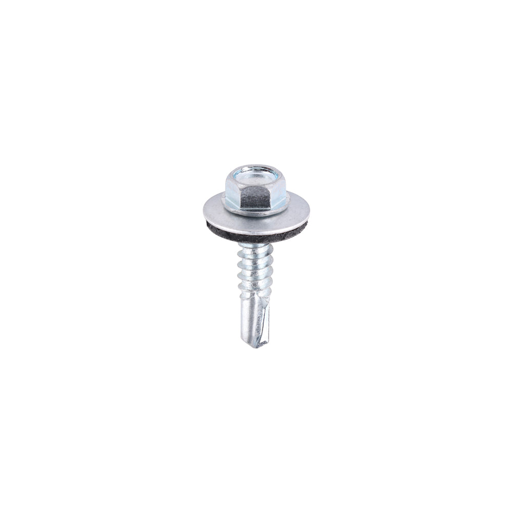 Hex Head Self-Drilling Tek Screws with EPDM Washer